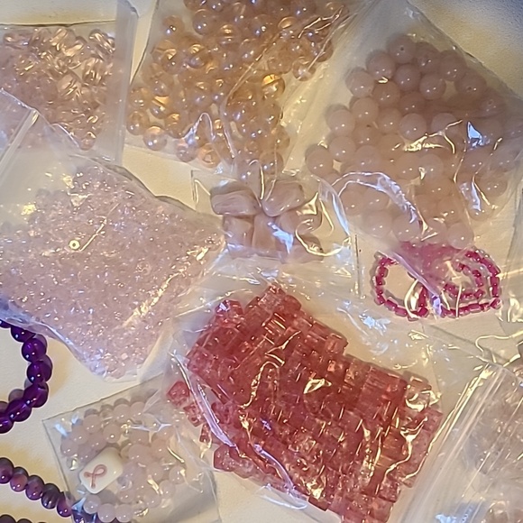 Jewelry and Craft Beads, Purple And Pink - Picture 4 of 16